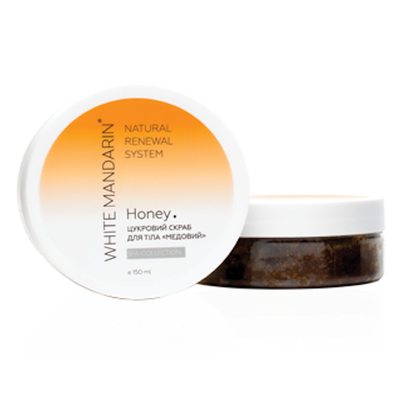 Sugar scrub for the body "Honey". SPA collection